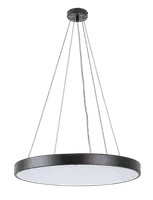 RABALUX Tesia plafonjera crna 60W 3600lm, 3000+6000K, D60cm IP20