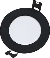 RABALUX Shaun2 plafonjera 3W 4000K crna okrugla