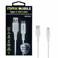 MAX MOBILE DATA KABL USB2.0 TYPEC UDC3028 KEVLAR W QC3A 1m