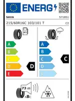 SAVA 215/60R16C ESKIMO LT 103/101T