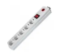 LINKOM Produzni kabl 5r/1.5m sa prekidacem i zastitom 3x1,5mm-beli