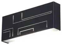 RABALUX Maribor, spoljna zidna lampa LED12W crna