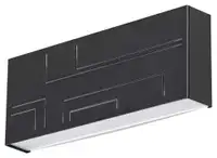 RABALUX Maribor, spoljna zidna lampa LED12W crna