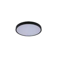 RABALUX Alenzo, LED plafonjera crni prsten, IP44 zaštita, 18W, DIP Switch 3000-4000-6000K, precnik 30cm