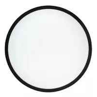 RABALUX Alenzo, LED plafonjera crni prsten, IP44 zaštita, 18W, DIP Switch 3000-4000-6000K, precnik 30cm