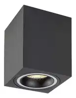 RABALUX Kobald plafonjera GU10 25W crna 8x8