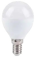 RABALUX SMD LED sijalica, belo, metal+plastika, E14 G45, dimm