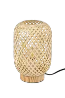 RABALUX Alinafe, stona lampa sa ratanskim abažurom, E14 1x25W, IP20