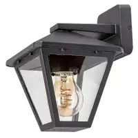 RABALUX Paravento spoljna zidna lampa crna aluminijumska E27 40W 2