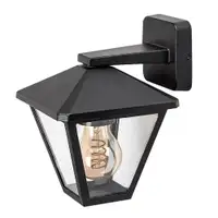 RABALUX Paravento spoljna zidna lampa crna aluminijumska E27 40W 2
