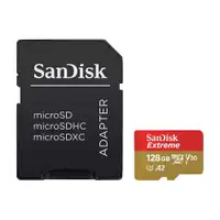 SANDISK SDXC 128GB Extreme micro Pro Deluxe 190MB/s A2 C10 V30 UHS-I U3