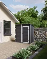 KETER Essential tamno siva/bela