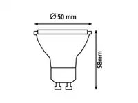RABALUX Sijalica SMD-LED GU10 6W 450lm 4000K dimabilna