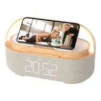 MOYE Aurora Plus Radio Lamp with Clock and Wi-Fi Charger