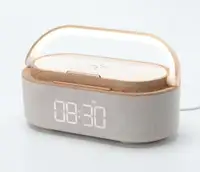 MOYE Aurora Plus Radio Lamp with Clock and Wi-Fi Charger