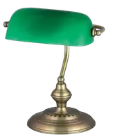 RABALUX Bank stona lampa, E27, bronza/zelena