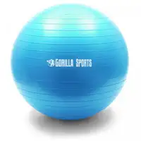 GORILLA SPORTS Lopta za vezbanje (55 cm / Plava)