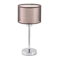 RABALUX Anastasia stona lampa E27 60W hrom/braon