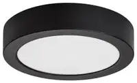 RABALUX Shaun2 plafonjera 15W 4000K crna okrugla