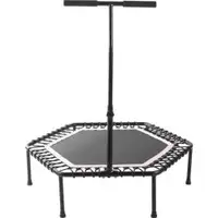 GORILLA SPORTS Fitnes trambolina sa drskom - ø 100 cm (roze)
