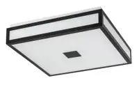 RABALUX Zoya plafonjera LED18W 30x30cm crna