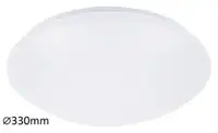 RABALUX Lucas plafonjera LED 18W 4000K 33cm bela IP20
