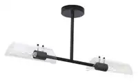 RABALUX Teodoro plafonjera E14 2x12W crna