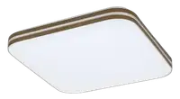 RABALUX Oscar2,  LED 18W, 1350lm,  4000K, 34cm, zvezdasta, braon prsten