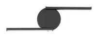 RABALUX Sabira, LED zidna lampa crna 340lm-790lm, 4000K 8W IP20