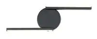 RABALUX Sabira, LED zidna lampa crna 340lm-790lm, 4000K 8W IP20