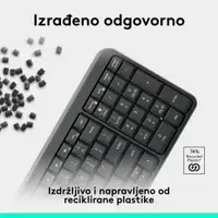 LOGITECH K250 Graphite US 920-013451 Bezicna Tastatura