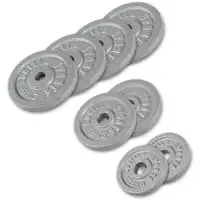 GORILLA SPORTS Set tegova od livenog gvozdja (27,5 kg)