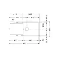 FRANKE MRG 611-100 XL KAMENO SIVA 114.0378.124