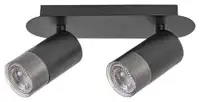 RABALUX Zircon, unutrašnja metal zidna lampa spot, 2xGU10