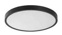 RABALUX Alenzo, LED plafonjera sa daljinskim, dimabilna, 24W, 3000-6000K, 35.5cm, IP44, crna