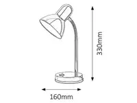 RABALUX Clark stona lampa E27 40W hrom