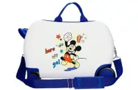 DISNEY MICKEY HERE WE GO deciji kofer na tockicima
