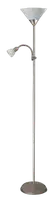 RABALUX Action podna lampa sa citacem E27+E14 brušeni hrom/bela