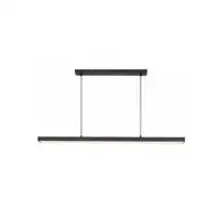 RABALUX Tariq, LED visilica mat crna aluminium, 30W, 1650lm, 4000K, š120cm, v130cm