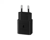 SAMSUNG Power Adapter 15W Type-C + Cable Black EP-T1510-XBE