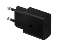 SAMSUNG Power Adapter 15W Type-C + Cable Black EP-T1510-XBE