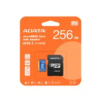ADATA MICRO SD 256GB + SD ADAPTER (AUSDX256GUICL10A1-RA1)