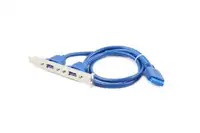 GEMBIRD CC-USB3-RECEPTACLE Dual USB 3.0 receptacle on bracket