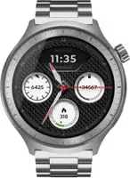 MOTOROLA Smart Watch Matte Silver + Pantone Herbal Garden band