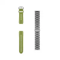 MOTOROLA Smart Watch Matte Silver + Pantone Herbal Garden band