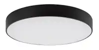RABALUX Tartu,spoljna plafonska,LED24W,crno,okrugla