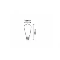 RABALUX Sijalica LED Filament E27, 6W, 510 lm, 2700K 2