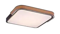RABALUX Arild, SMART LED plafonjera daljinski i Tuya App, dimabilna, RGB, CCT 3000-6000K, 48W, 1850lm, cetvrtasta 50x48cm, WiFi, Bluetooth