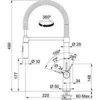 FRANKE FOX PRO-D HROM 115.0486.993