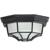 RABALUX Milano spoljna plafonjera E27 100W crno IP44